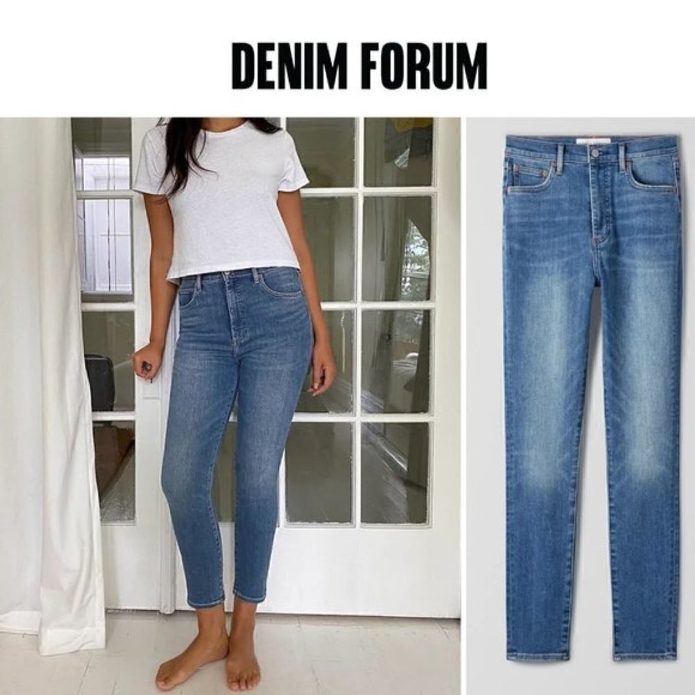 Aritzia Denim Forum Lola High Rise Jeans 30L Sz 27